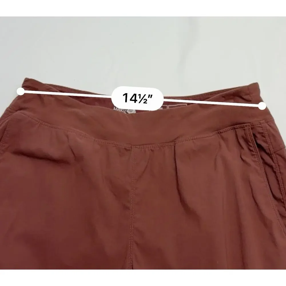 Mountain Hardwear Pants Women’s Medium Brown Hiking Trail Travel Lightweight